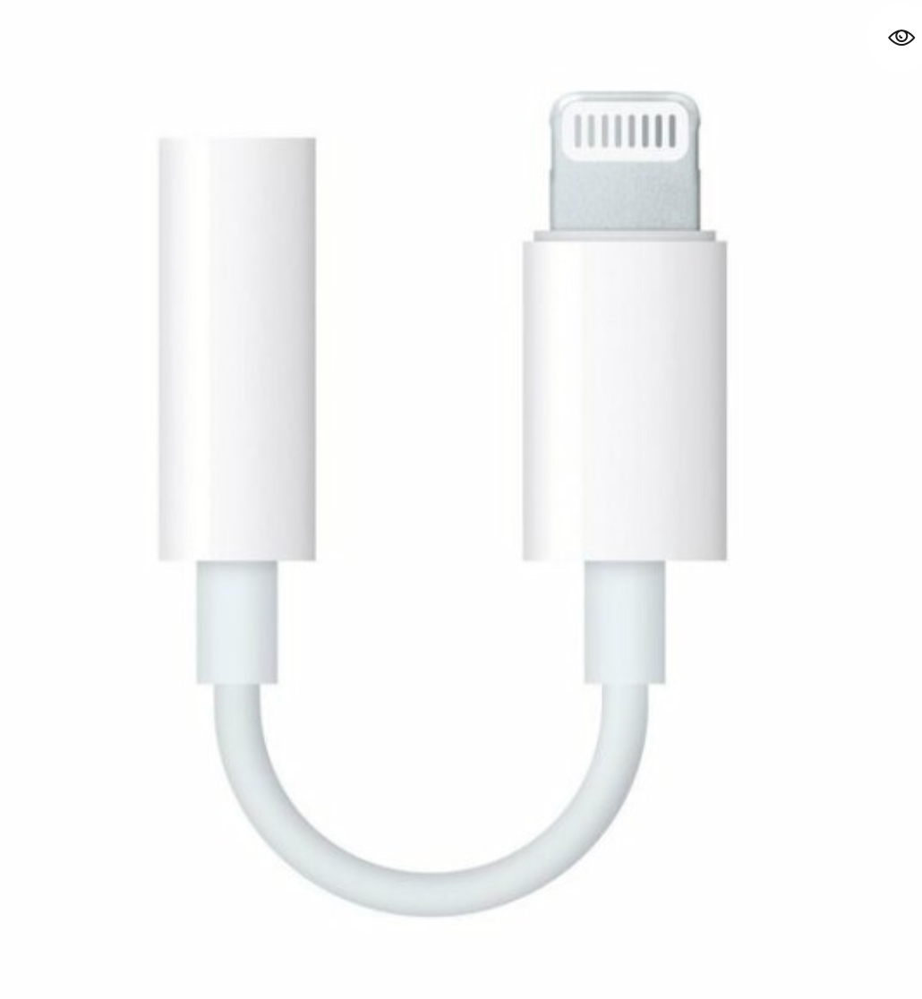Adaptor Apple iPhone Lightning - Jack