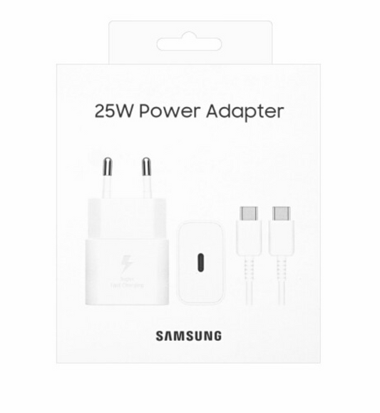 Incarcator Samsung Type C - original cu cablu - alb