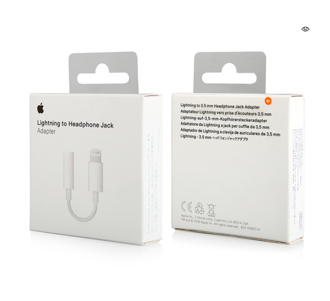 Adaptor Apple iPhone Lightning - Jack