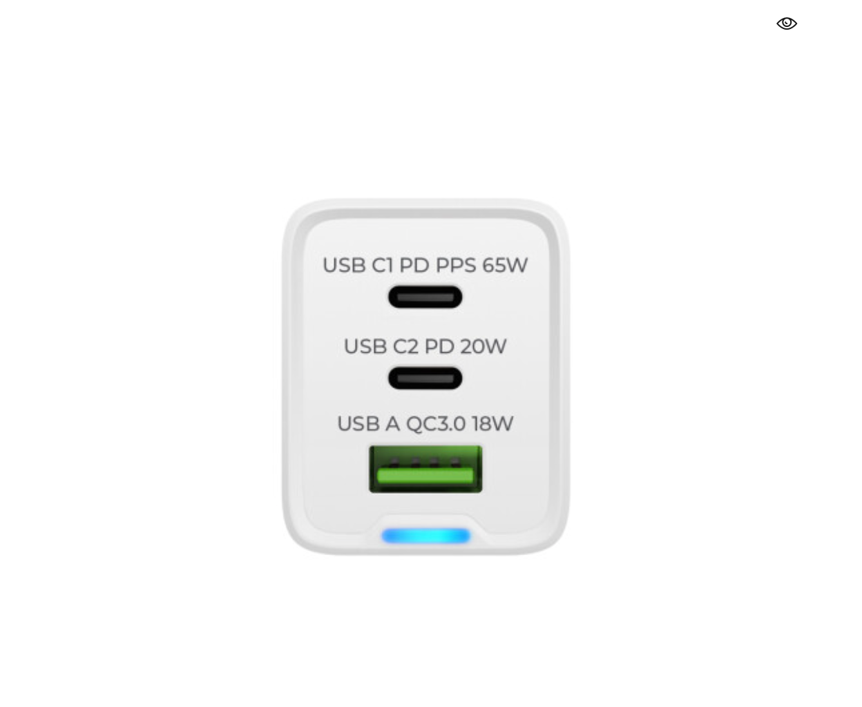 Incarcator perete fast charging 65W PD PPS (USB C) + Q